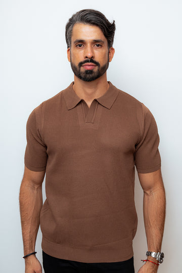 CAMISA POLO PARIS MARROM