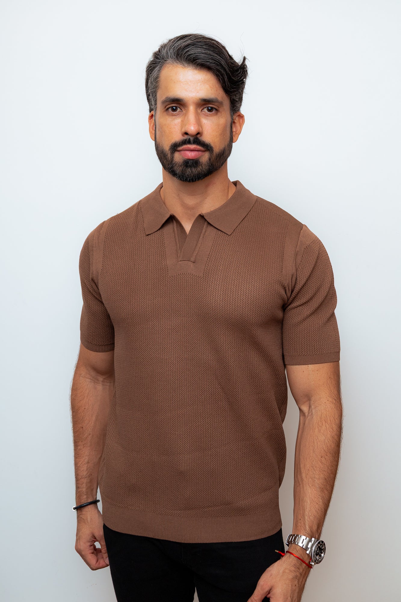 CAMISA POLO PARIS MARROM