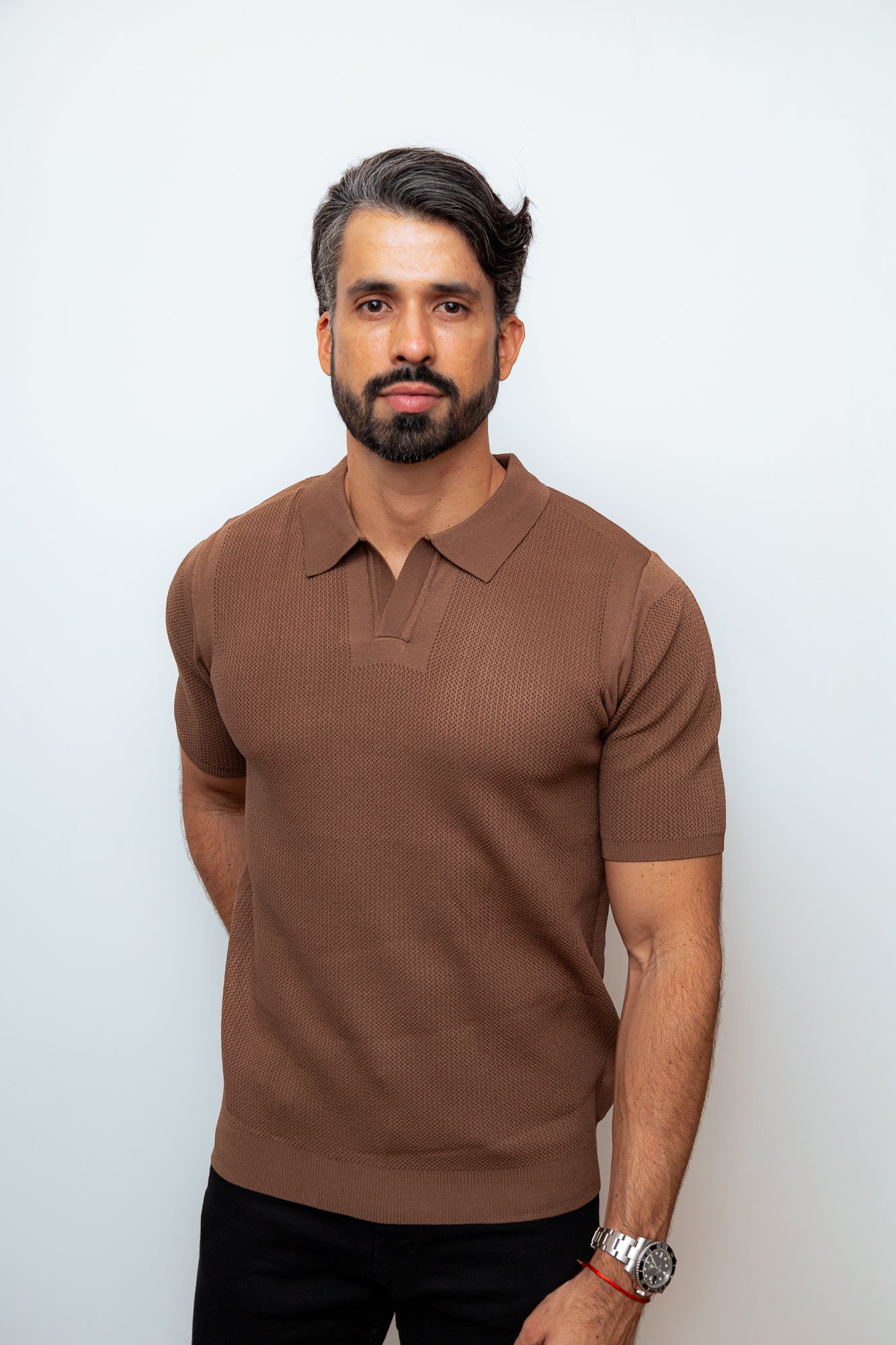 CAMISA POLO PARIS MARROM