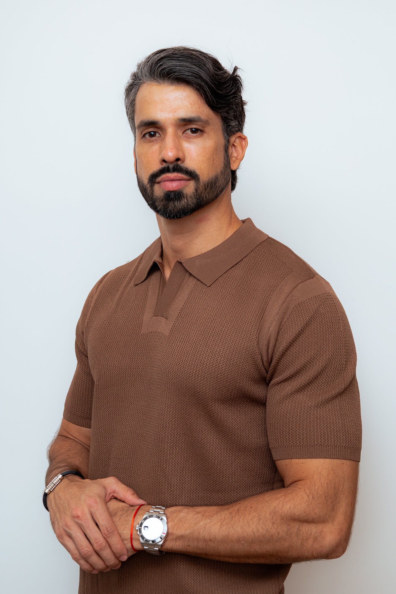 CAMISA POLO PARIS MARROM