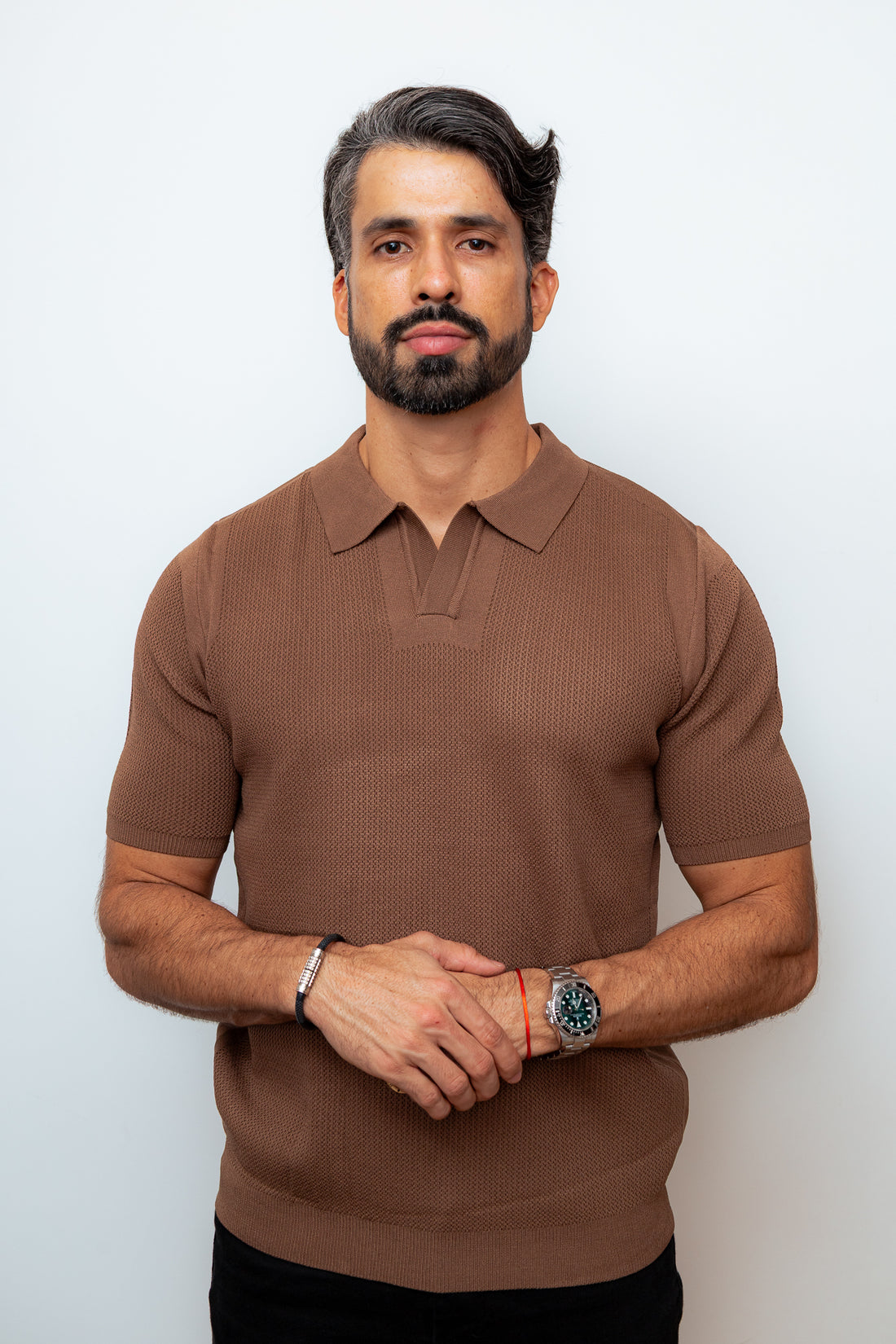 CAMISA POLO PARIS MARROM