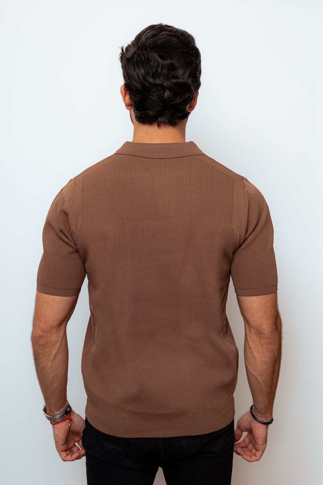CAMISA POLO PARIS MARROM