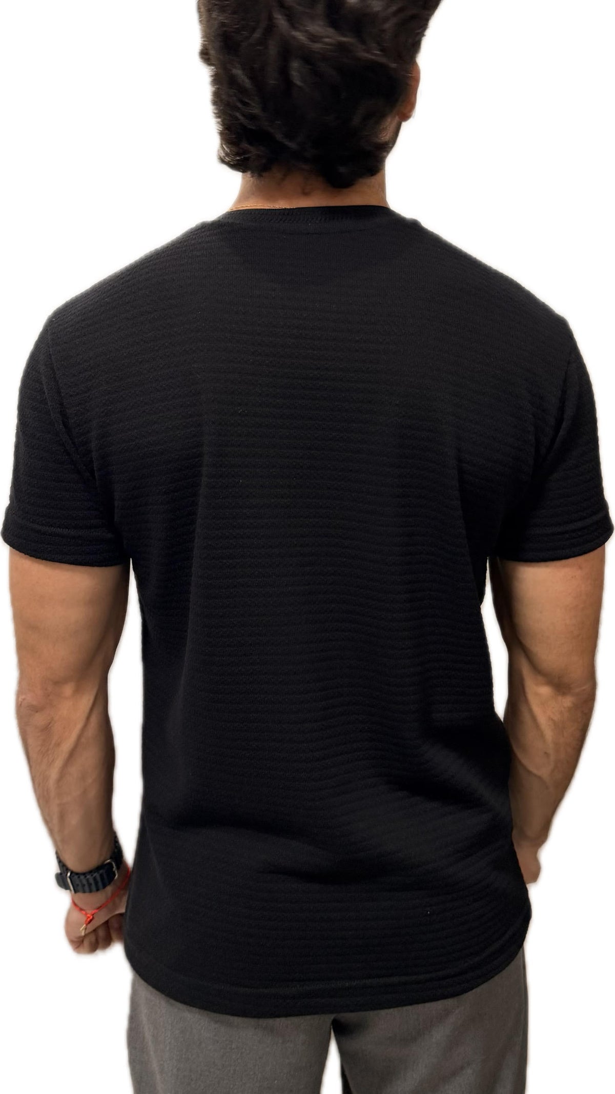 CAMISETA TRIUNFO TEXTURIZADA PRETA