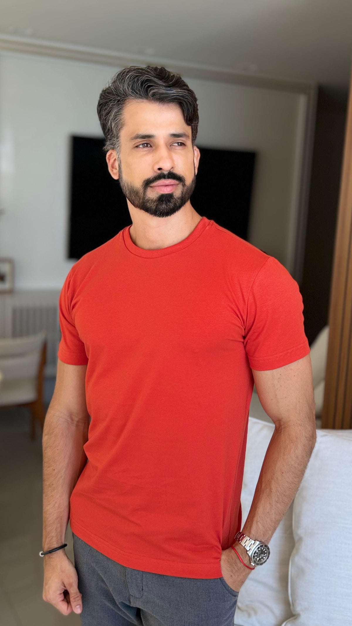 CAMISA COMFORT PARIS GOLA O TERRACOTA
