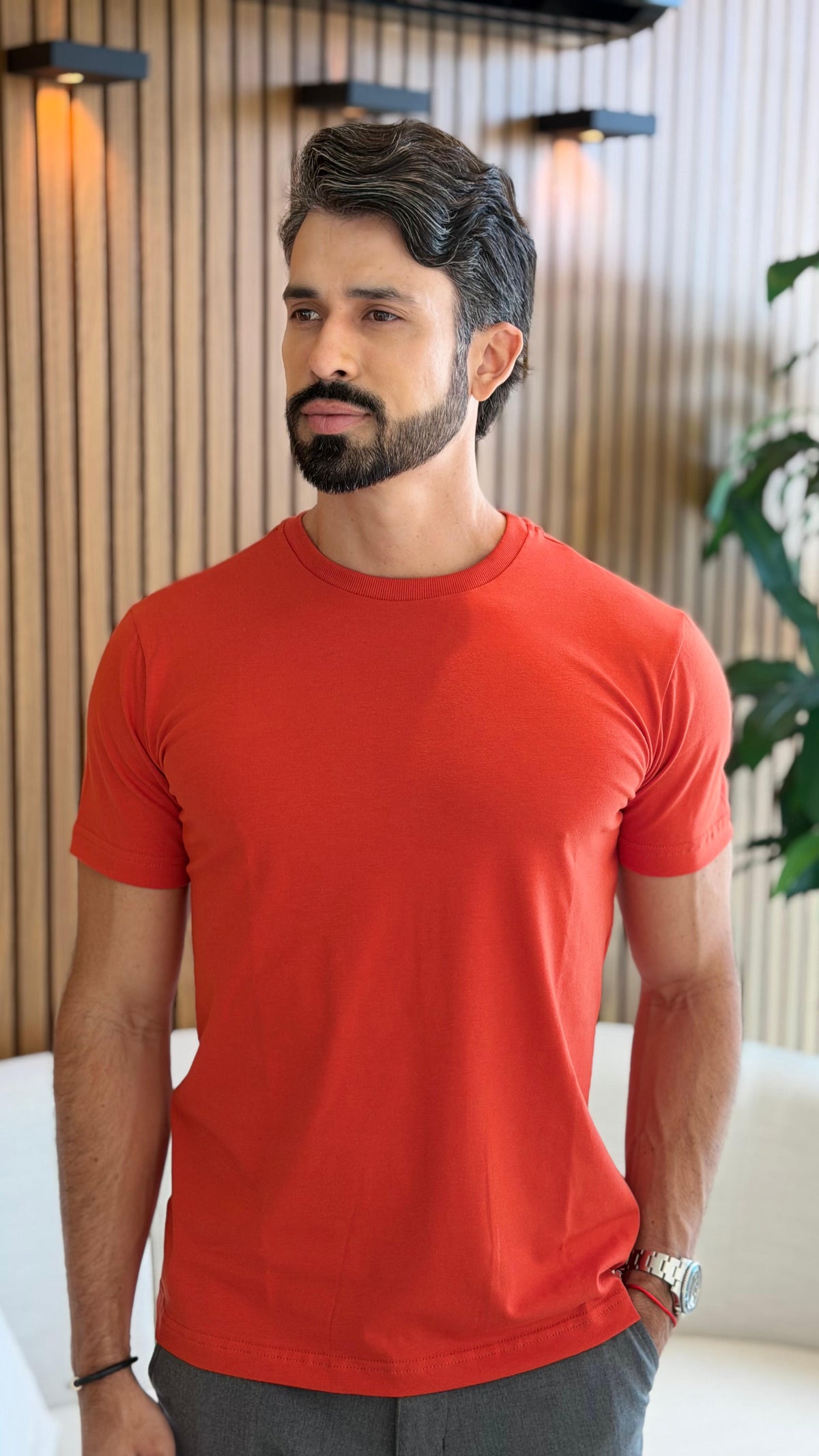 CAMISA COMFORT PARIS GOLA O TERRACOTA