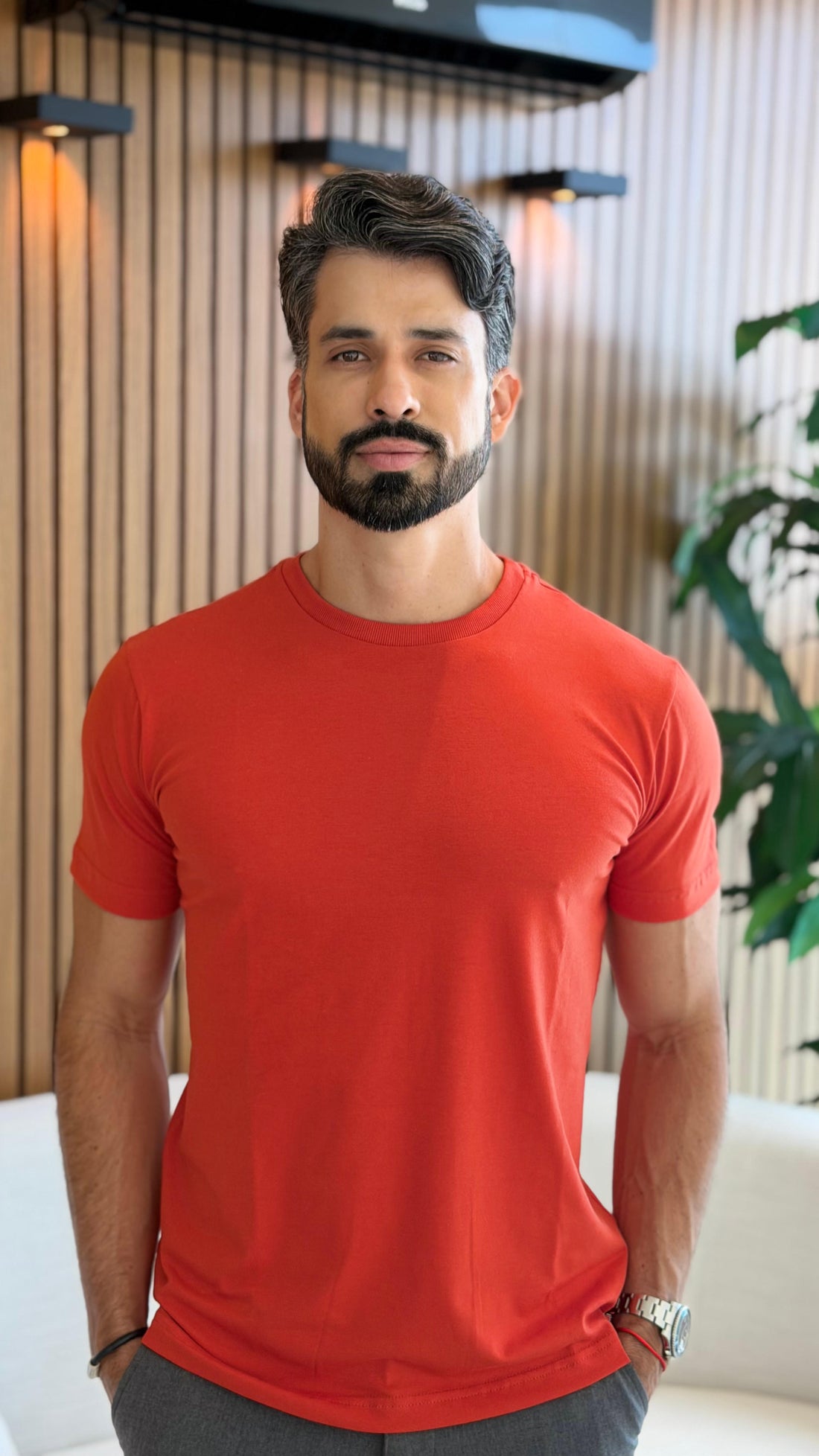 CAMISA COMFORT PARIS GOLA O TERRACOTA