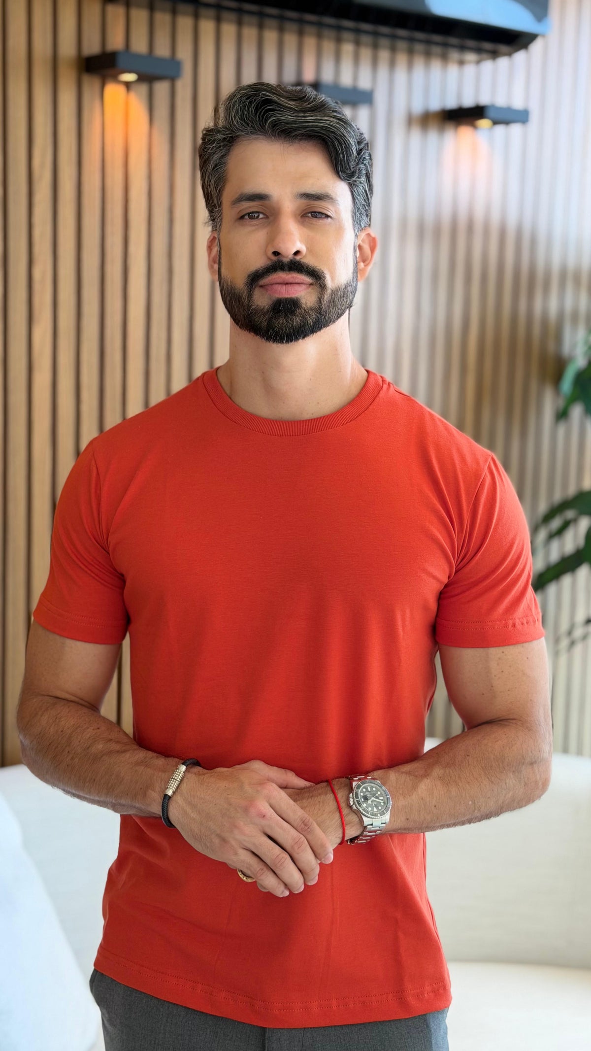 CAMISA COMFORT PARIS GOLA O TERRACOTA