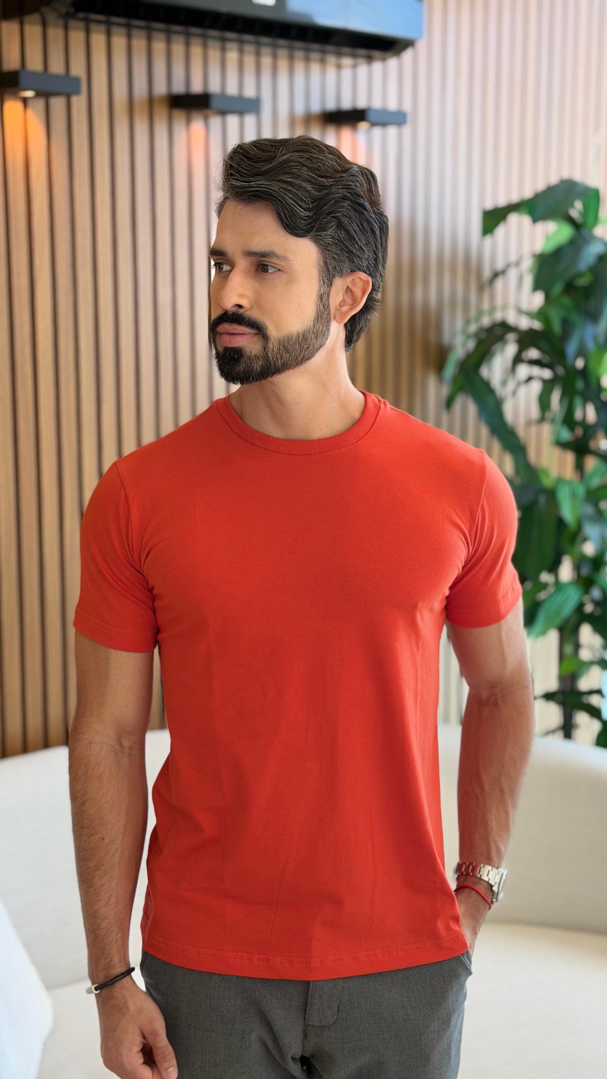 CAMISA COMFORT PARIS GOLA O TERRACOTA