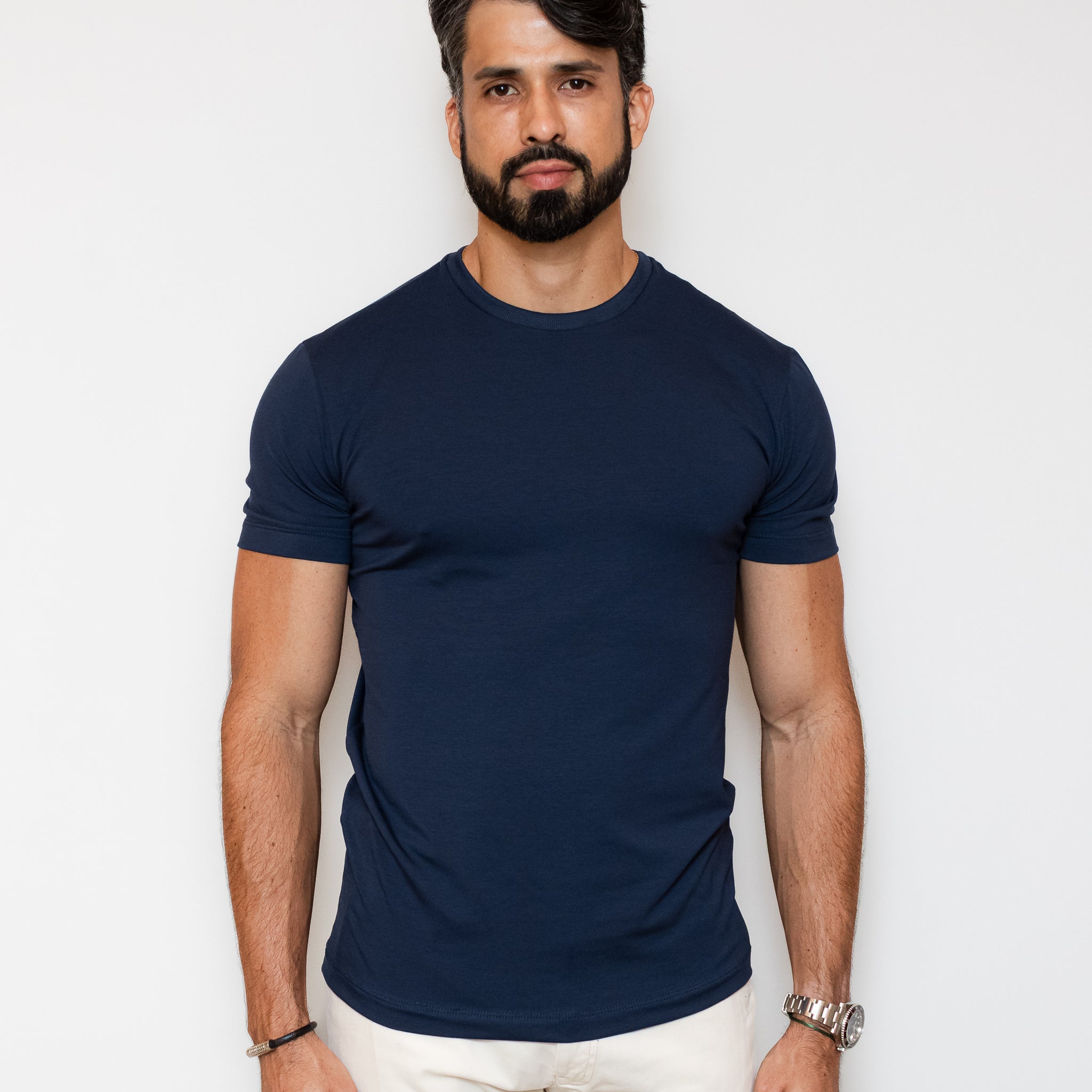 CAMISA PIMA SLIM  AZUL
